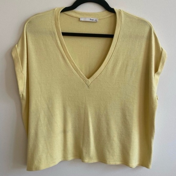 Wilfred Free | Yellow Broth Relaxed T-Shirt - Size Small - Picture 2 of 9